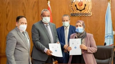 بروتوكول تعاون بين هندسة البترول وشركة النصر للبترول بالسويس 