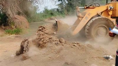 إزالة 151 حالة تعد بالشرقية ضمن الموجه الـ18