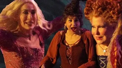 نجمات Hocus Pocus يظهرن بإطلالات الساحرات