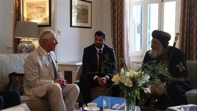 البابا تواضروس يلتقي الأمير تشارلز