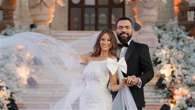 خالد عليش يحتفل بحفل زفافه على الإعلامية مريهان عمرو 