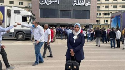 برلمانية تشارك في ‎قافلة حماة الوطن لدعم أهالي أسوان 