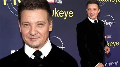 جيرمي رنر يحتفل العرض الخاص لـ Hawkeye