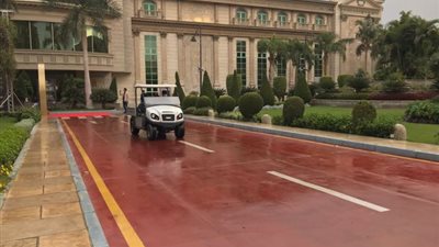 سقوط أمطار بمدينة نصر (صور)