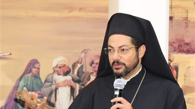 الأنبا باخوم يشارك في الاحتفال الخاص بإصدار الكتاب المقدس بالخلفيات التوضيحية