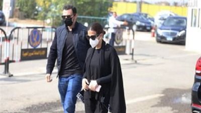 دنيا سمير غانم ورامي رضوان يشاركان في وداع سهير البابلي