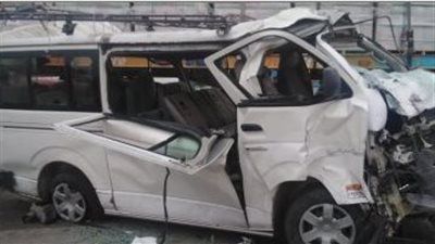 النيابة تنتقل لمعاينة موقع حادث محور روض الفرج 