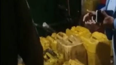 ضبط مصنع مخالف يجمع الزيوت المستخدمة بالمطاعم لصناعة الطحينة بالجيزة