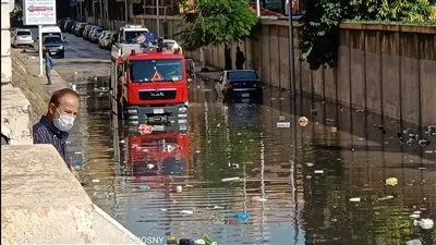 غرق منطقة سبورتنج بالإسكندرية بسبب الأمطار الغزيرة (فيديو وصور) 
