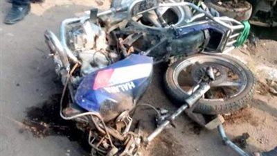مصرع شخص وإصابة آخر في انقلاب دراجة بخارية ببني سويف