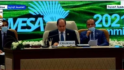 السيسي: الإقليم مازال يعاني من الآثار السلبية لجائحة كورونا