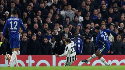 أهداف مباراة تشيلسي ويوفنتوس اليوم الثلاثاء في دوري أبطال أوروبا