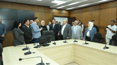 افتتاح مركز القيادة والتحكم في المنصورة (صور) 
