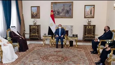 عاجل.. السيسي يستقبل مستشار ملك البحرين للشئون الدبلوماسية