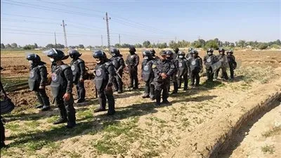 إزالة تعديات على مساحة ٣٢ فدانا بمنطقة جنوب غرب مدينة أسيوط الجديدة