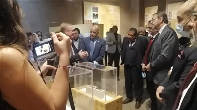 افتتاح معرض الآثار الخاص بالبعثة الإسبانية العاملة بمتحف النوبة 