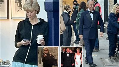 اليزابيث ديبكي تظهر في لقطات جديدة من تصوير  The Crown