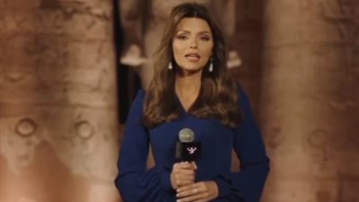 في أول ظهور لها.. إيمان الحصري تقدم حفل افتتاح طريق الكباش