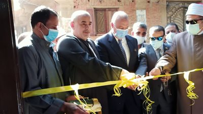 محافظ القليوبية يفتتح المسجد الغربي بقرية الحصافة بشبين القناطر