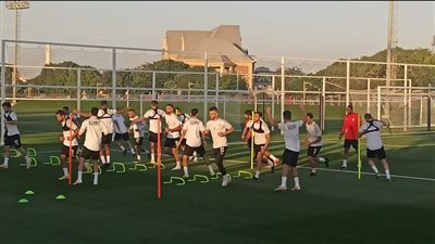 منتخب مصر يجرى أولى تدريباته بالدوحة