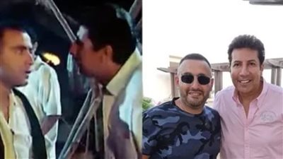 بفارق 20 عاما عن صورتين له بصحبة السقا.. هاني رمزي يستعيد ذكرياته مع فارس السينما 