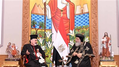 البابا تواضروس يستقبل بطريرك السريان الكاثوليك