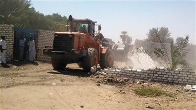 ضمن الموجه الـ18 .. تنفيذ 420 قرار إزالة في أسوان