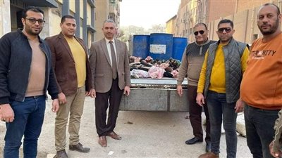 ضبط فواكه لحوم فاسدة بطريق الكعابي الجديدة في الفيوم
