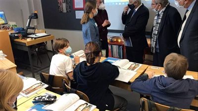 طارق شوقي يزور مدرسة vikki للاطلاع على دورها في تطوير عملية التعليم