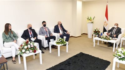 وزير الدولة للإنتاج الحربي يبحث التعاون مع شركتي 