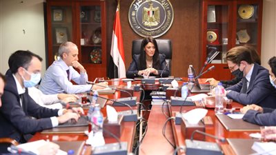 وزيرة التعاون الدولي تلتقي وفدًا من خبراء أسواق المال والاقتصاد الأجانب 