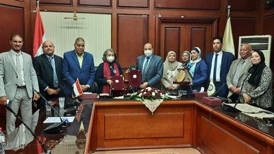 بروتوكول تعاون بين جامعة بني سويف والمركز القومي للترجمة واللغات 