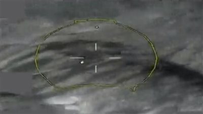 التحالف العربي ينشر مشاهد لتدمير إحدى المسيّرات الحوثية 