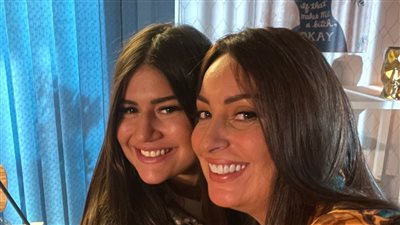 ديانا هشام في كواليس 