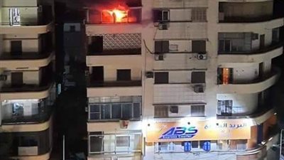 السيطرة على حريق اندلع بشقة سكنية بالمطبعة في فيصل