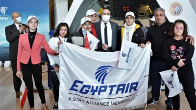 مصر للطيران تستضيف ذوى الهمم أبطال 