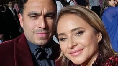 نيللي كريم وهشام عاشور: سعداء بلقاء الأمير سلطان بن سليمان ووعدنا بزيارة مصر قريبا