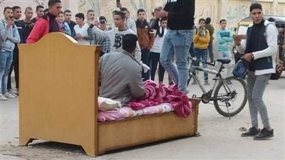 اعترافات متهمي واقعة وضع سرير أمام معهد ديني بالسنبلاوين