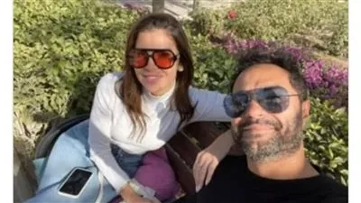 برفقة زوجته.. كريم فهمي في أحدث ظهور له
