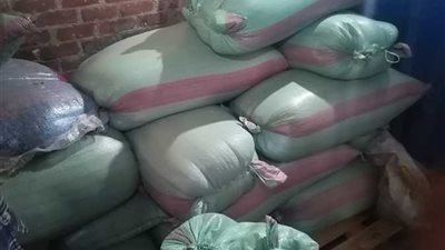 التحفظ على 1200 كيلو من كسر البلاستيك المجروش بالإسكندرية 