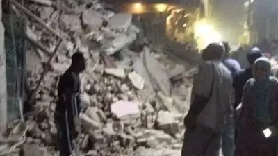 انهيار عقارين في منطقة التبين دون إصابات