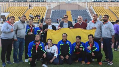 الإسماعيلى يستقبل وفد من إتحاد متحدى الإعاقة وذوى الهمم