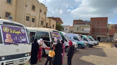 الكشف على 1253 مريضا خلال يومين في قافلة طبية بالدقهلية 