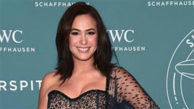 هند صبري تهنئ منتخب بلادها تونس بعد فوزهم على مصر في مباراة أمس