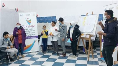 الرياضة تُنفذ مبادرة لتوعية الطلائع بطرق مواجهة كورونا ببني سويف