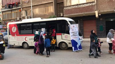 الهلال الأحمر المصري يشارك في الحملة القومية للتطعيم ضد شلل الأطفال