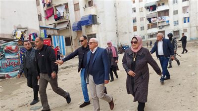 محافظ بورسعيد يوجه ببدء أعمال التطوير الشاملة لمنطقة السيدة خديجة (صور)