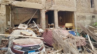 انهيار منزل قديم في الجيزة.. والإنقاذ البري تنتقل