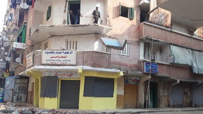 تهشم شرفة عقار دون إصابات بالإسكندرية