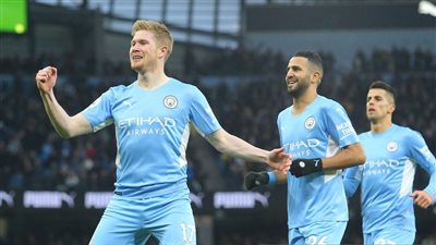 أهداف مباراة مانشستر سيتي وليستر سيتي في الدوري الإنجليزي الممتاز